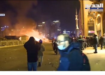 לילה של קרבות בביירות, השנאה לחיזבאללה גוברת. צפו: