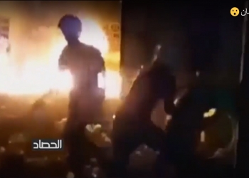 ממשיכים לשרוף את המפקדות של המיליציות של איראן ב”עיראק”. צפו: