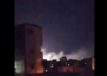 הפיצוצים המסתוריים נמשכים: צפו במטר פיצוצים במרכז “משמרות המהפכה” בתבריז, הלילה: