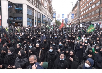 יום עשורא השיעי צוין בערים השיעיות הגדולות: לונדון, מאלמו, ניו יורק. צפו: