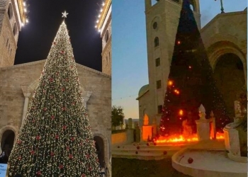 שני עצי חג מולד נשרפו הלילה בעיר סכנין. לקנאי האסלאם יש בעייה עם אחרוני הנוצרים הערבים: