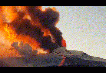 הר געש אטנה מתפרץ, ואיזה מאמר שלנו זה מזכיר לכם?