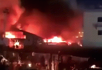 ישות קורסת: שריפת ענק בבית חולים לחולי קורונה, “עיראק”, כ- 80 הרוגים. צפו: