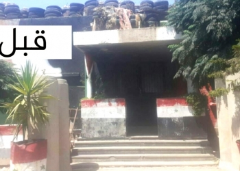 איך נראה מטה המוח’אבראת של חיל האויר הסורי, לאחר שפוצץ הלילה בידי המורדים? צפו: