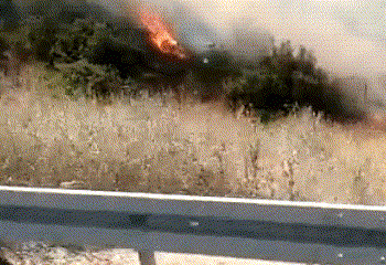 מלחמת העצמאות 2021: שוב תוקפים את הדרך לירושלים. הפעם בשריפות: