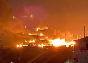 ב ל ע ד י: תמונות ההפצצה המרסקת על נמל לטקיה, אחת האדירות ביותר: