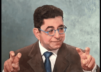 ד”ר גיא בכור בין מוליכי התרבות והחברה, של הצייר דן כץ תימורים. ומי עוד ברשימת הדיוקנאות?