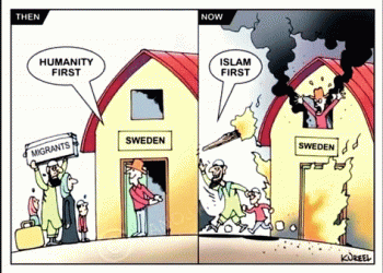 הלם לאומי בשוודיה מפרעות רמדאן. מפכ”ל המשטרה: “לא ראינו דבר כזה מעולם, הם רצו להרוג שוטרים”: