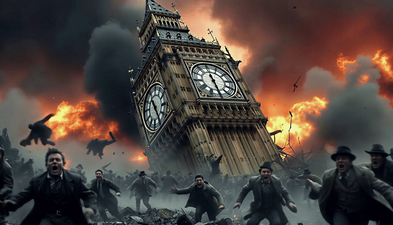 הנפילה ההיסטורית: העיר לונדון מתרסקת?